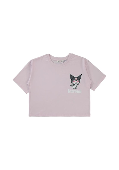 Kuromi 10-13 Yaş Tişört Açık Lila