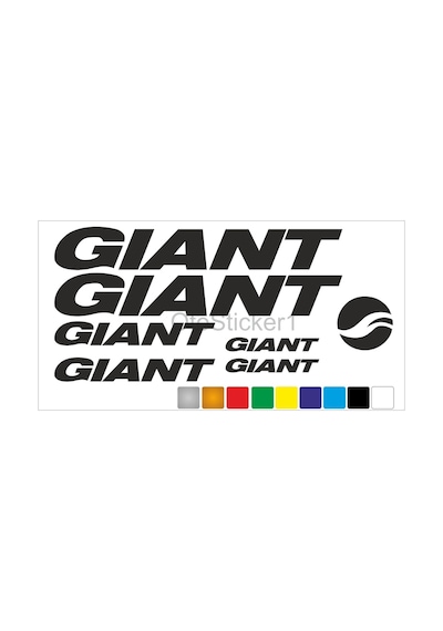 Giant Bisiklet Kadro Sticker Set Premium Kalite