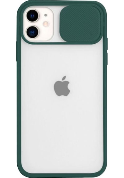 Teknomoda Apple Uyumlu iPhone 11 Pro Kamera Korumali Sürgülü Silikon Kilif Mat Seffaf 450155897