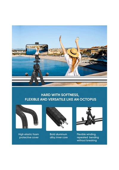 Apexel 360 Derece Dönebilen Tripod