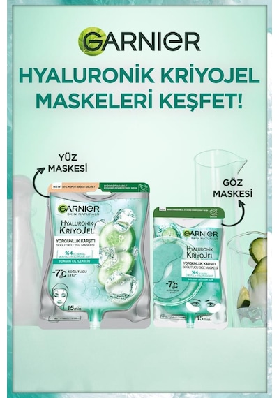 Garnier Hyaluronik Kriyojel Yorgunluk Karşıtı Soğutucu Göz Maskesi