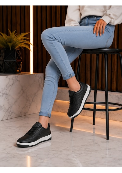 Homiro Su Geçirmez Unisex Sneaker Siyah