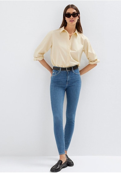 Mavi Serenay Mid Brushed Gold Premium Denim Kadın Kot Pantolon M100980-a1549