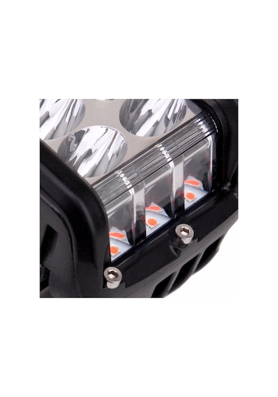 Çakarlı Off Road Farı Metal Gövde 6 Led 18W Delici Yayıcı