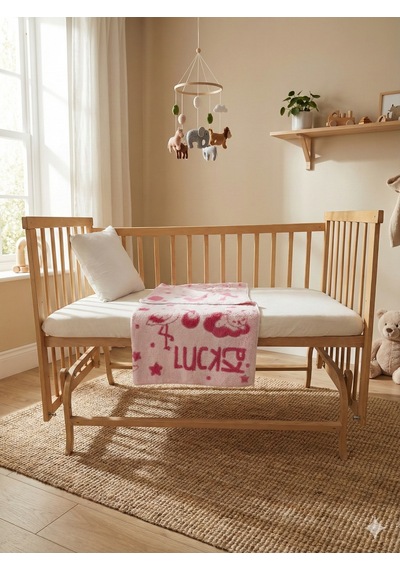 Bunny Peluş Bulut Bebek Battaniyesi - Zt600 Pembe