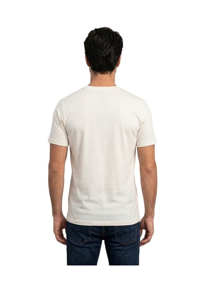 Cazador 44330 Ekru Erkek Bisiklet Yaka Tshirt