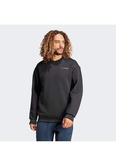 Adidas Black Erkek Kapşonlu Sweat Xpl Crew Neck Ix3941 001