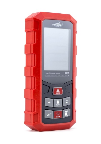 Dawreek Mesafe Ölçer H01 Red 80 Metre Dijital El Tipi Mesafe Ölçüm Cihazı