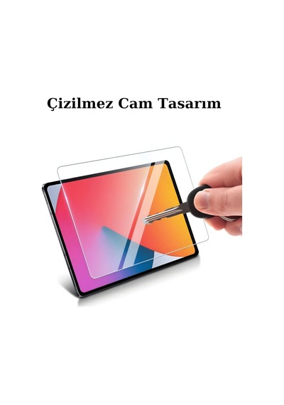 Coverzone Galaxy Tab S9 Fe İle Uyumlu Tablet Temperli Cam Ekran K