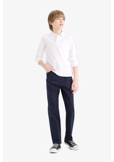 Defacto Erkek Çocuk Okula Dönüş Regular Fit Düz Paça Gabardin Pantolon U3254a625aunv253 Lacivert Defacto Erkek Çocuk Okula Dönüş Regular Fit Düz Paça Gabardin Pantolon U3254a625aunv253 Lacivert