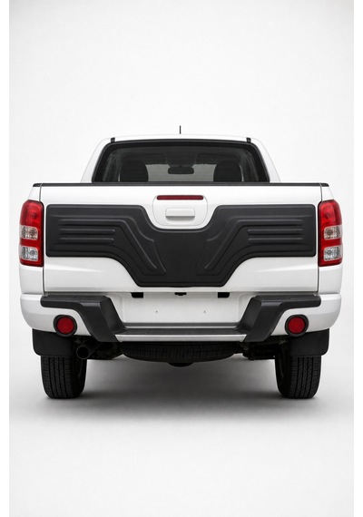 Mitsubishi L200 2015-2019 Uyumlu Arka Bagaj Kapağı Kaplaması 1 Parça Abs Mat Siyah