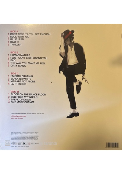 Michael Jackson Number Ones Siyah Plak Double Lp Plak
