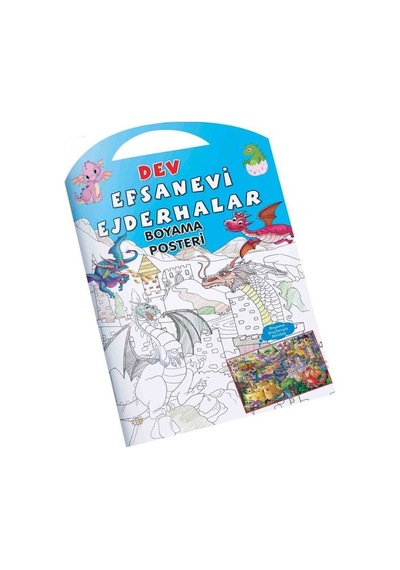 Dev Efsanevi Ejderhalar - Boyama Posteri
