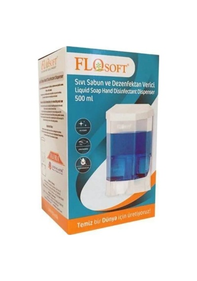 Plastik Büyük Şeffaf Sıvı Sabunluk 1000 Ml. Royaleks-f086
