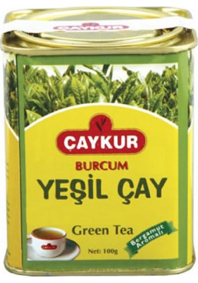 Çaykur Burcum Yeşilçay Teneke 12 x 100 G