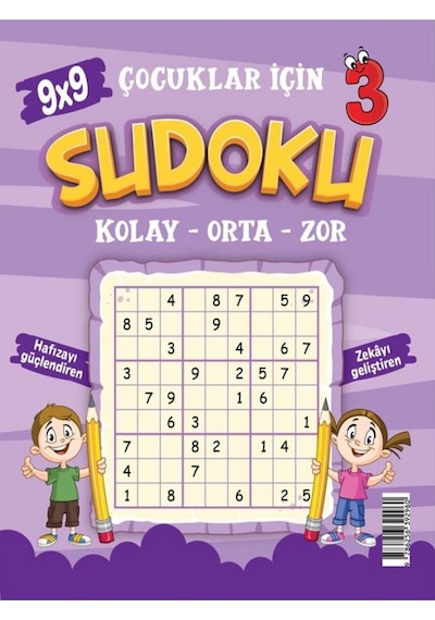 Çocuklar İçin Sudoku Kolay-orta-zor