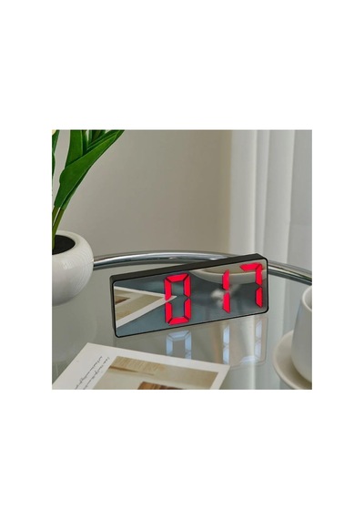 Aynalı Termometre Alarm Takvimli Led Dijital Masa Saati Diğer