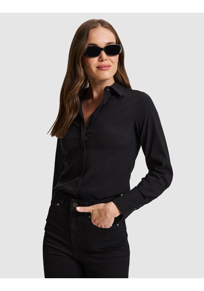 Pierre Cardin Siyah Slim Fit Uzun Kollu Gömlek 50331517 Vr046