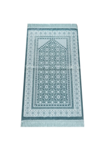 Kadife İnci Seccade Velvet Pearl - Turkuaz