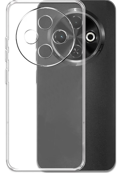 Tecno Spark 30c Kılıf Kamera Korumalı Silikon Şeffaf Arka Kapak
