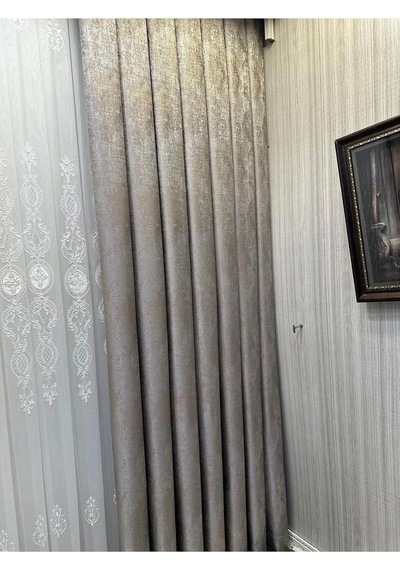 Lexroo V-5401 1/3 Sık Pileli Fon Perde Apm Çok Renkli