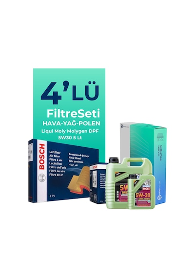 Bosch Mini Cooper 1.6 Filtre Bakım Seti Liqui Moly Motor Yağlı (2007-2013) 4 Lü -