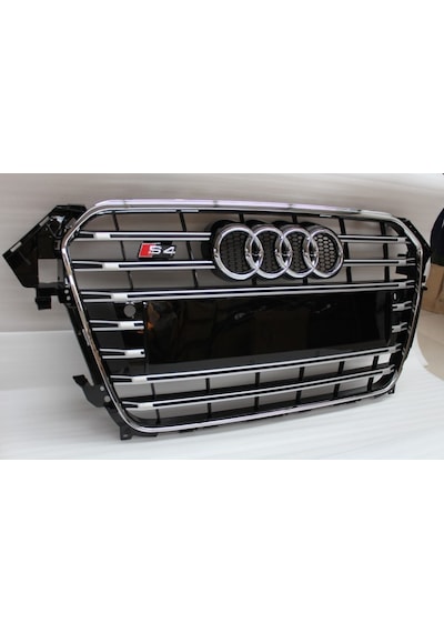 Audi A4 S4 Ön Panjur Komple Siyah 2012-2015 B8 Makyajlı
