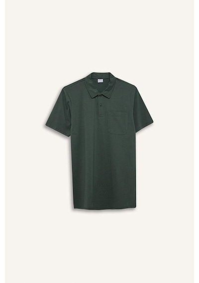 DeFacto %100 Pamuk Regular Fit Polo Yaka Kısa Kollu Tişört D7656AX25SPGN498