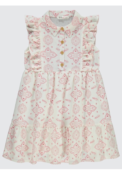 Civil Girls Kız Çocuk Elbise 6-9 Yaş Pembe Pembe
