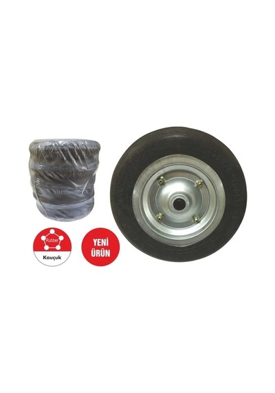 Tkr 001 El Arabası Tekeri Dolgu Teker Burçlu Çok Renkli