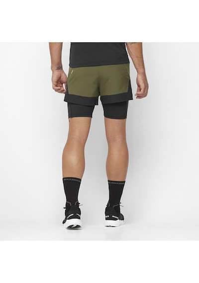 Salomon Cross 2ın1 Shorts M 27971 Çok Renkli