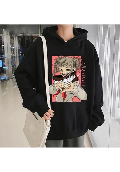 Anime Himiko Toga Kapşonlu Sweatshirt