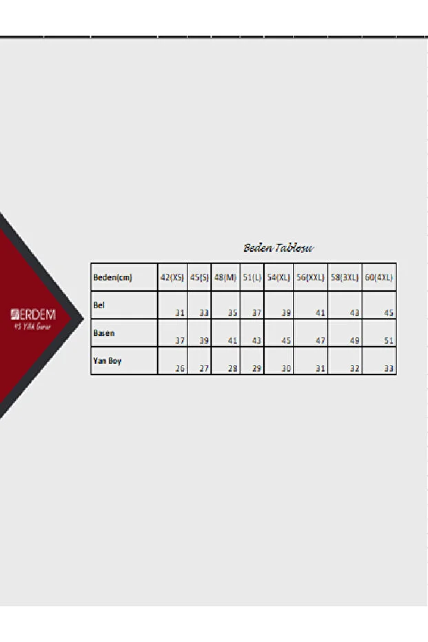 Erdem Erkek Füme Pamuk Klasik Boxer Kutulu- 1445f