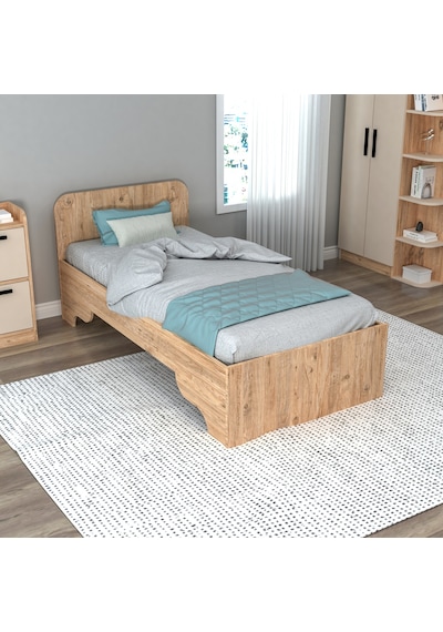 Arnetti Karyola 90x190 Luses Karyola Atlantik Çam Bej