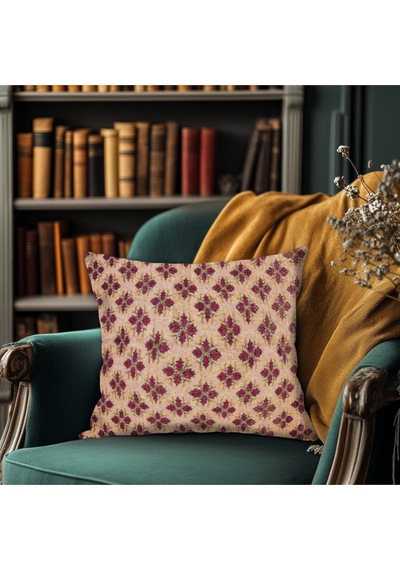 Turkıshrug Kıngdom Kilim Motifli Kırlent Yumuşak Dokulu 43 X 43 Çok Renkli