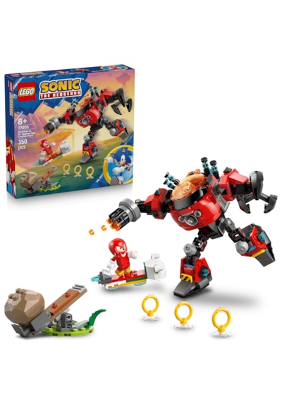 LEGO® Sonic the Hedgehog™ Knuckles, Dr. Eggman’ın Egg Crusher Robotuna Karşı 77005 - 8 Yaş ve Üzeri Çocuklar için Oyuncak Yapım Seti (350P)