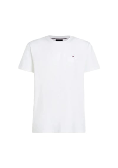 Tommy Hilfiger Klasik Sıfır Yaka T-shirt Beyaz Tommy Hilfiger Klasik Sıfır Yaka T-shirt Beyaz