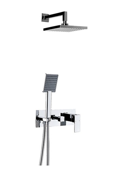 Newarc Silver Ankastre Banyo Batarya Seti Krom