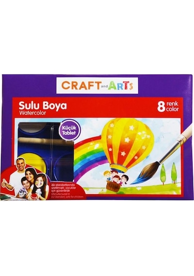 Craft And Arts 8 Renk Sulu Boya