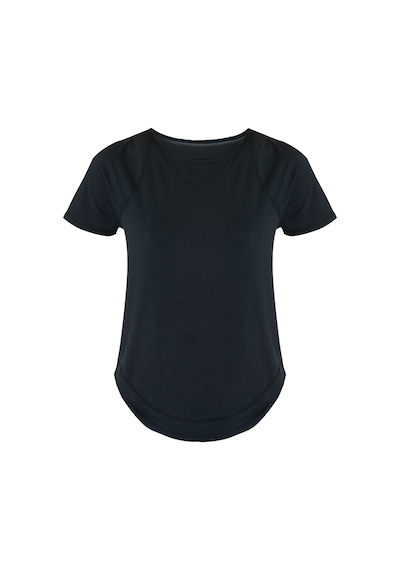 Sweaty Betty Breathe Easy Short Sleeve Kadın Koşu Tişört SIYAH