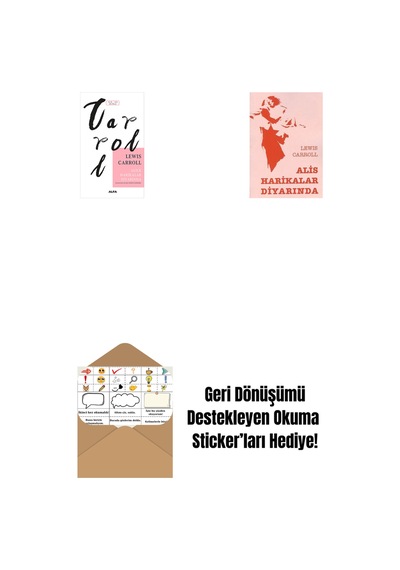 Alice Harikalar Diyarında + Alis Harikalar Diyarında + Okuma Sticker'ları