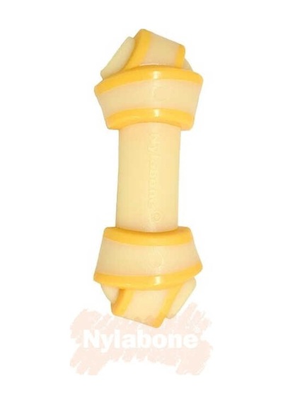 Nylabone Domuz Pastırması ve Peynir Aromalı Köpek Çiğneme Kemiği M