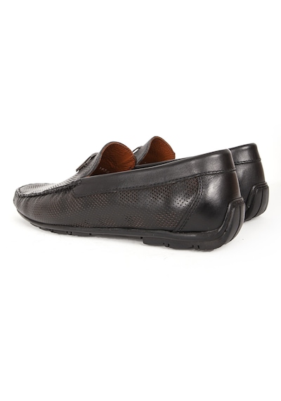 Marcomen Erkek Tokalı Casual Loafer Gerçek Deri 19389 Siyah