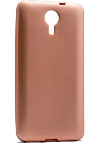 General Mobile 4g Android One Kılıf Zore Premier Silikon Kapak Gold