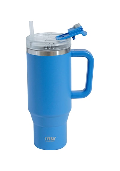Tyeso Qq Termos Sızdırmaz Pipetli Çift Duvarlı Vakumlu 1200ml TS-8868M Mavi