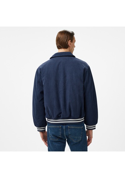 Tommy Hilfiger Tommy Jeans Crest Cord Letterman Erkek Mavi Ceket