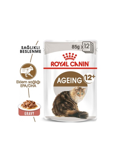 Royal Canin Senior  12+ Gravy Pouch Yaşlı Kedi Yaş Maması 85 G