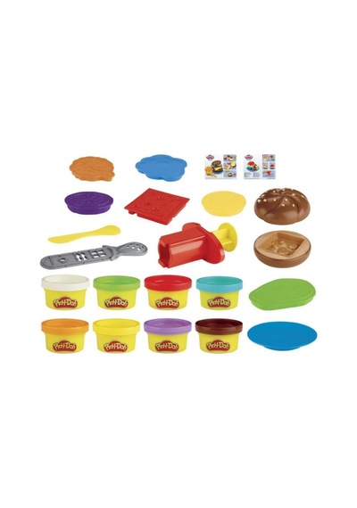 Play-Doh Mutfak Atölyesi Hamburger ve Patates Kızartması Oyun Ham