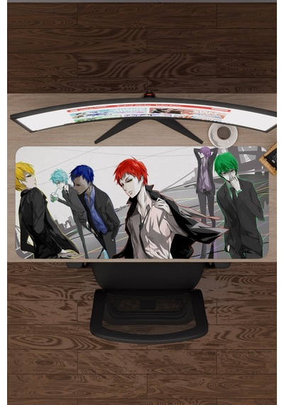 Kuroko No Basket Anime V5 - 90x40 Xxl Gaming Kauçuk Kaymaz Taban Mouse Pad Fare Altlığı