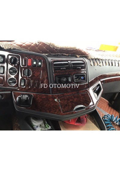 Mercedes Axor Maun Renk Full Özel Set / Torpido Konsol Maun Kaplama